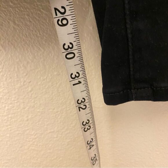 AG Adriano Goldschmied Prima Mid Rise Cigarette Jeans denim Black modal 27R - Picture 9 of 13